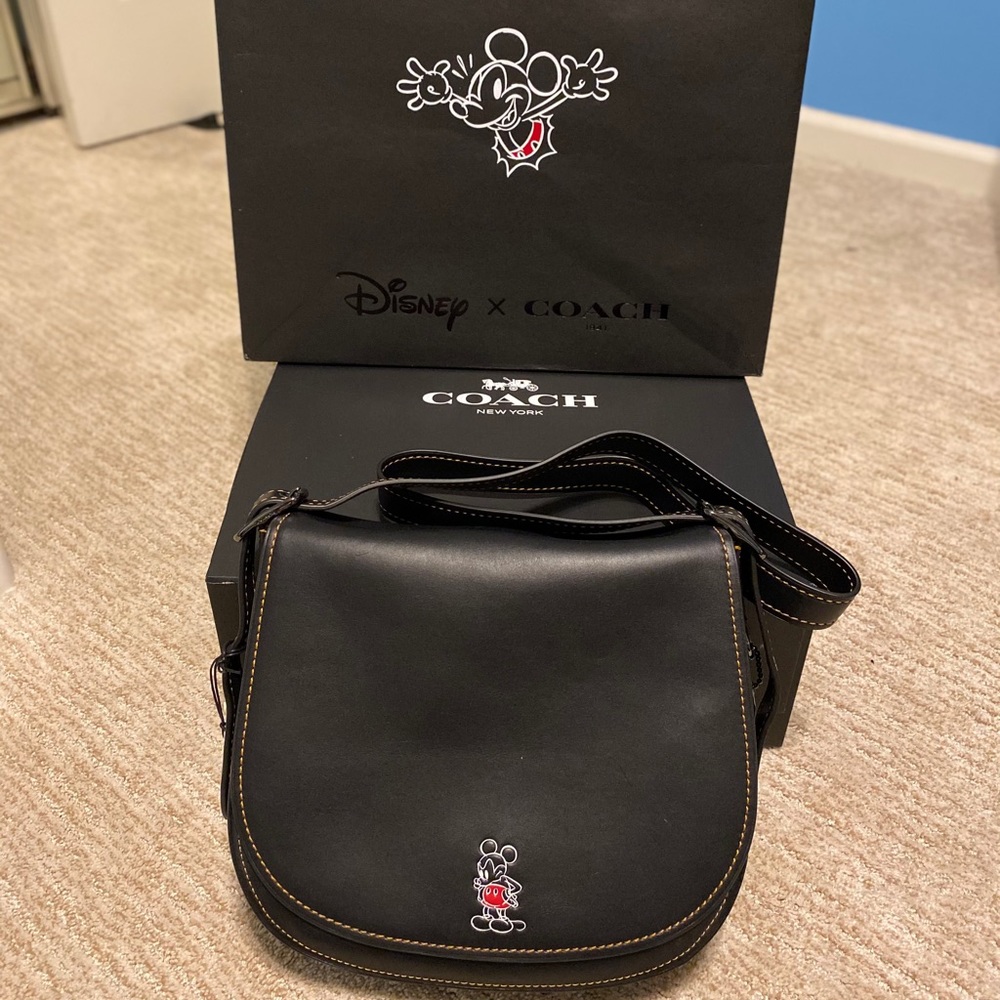Disney Coach, Mickey Mouse Crossbody (NWT)